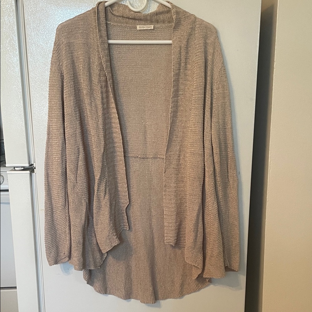 Eileen Fisher 100% Linen Women's Cardigan No Size Tag